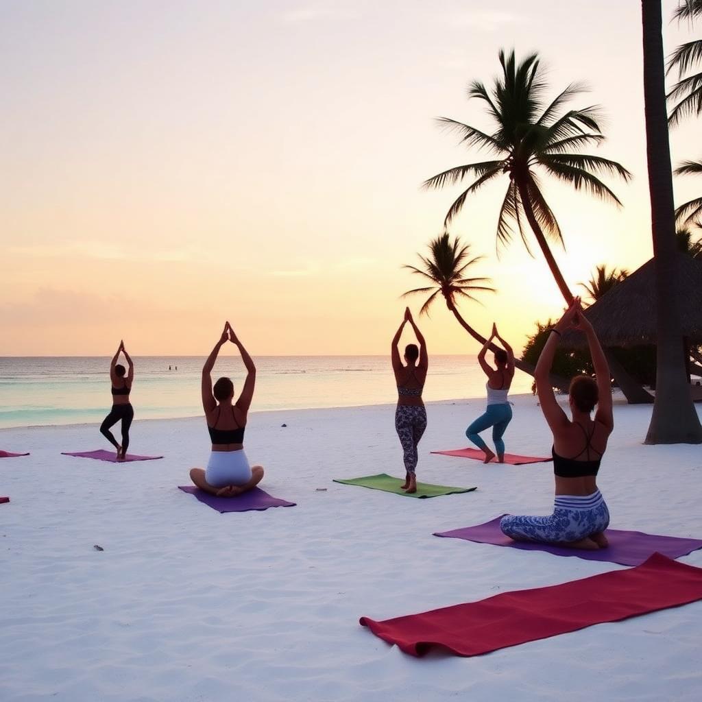 Morning Yoga by the Sea